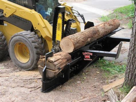 skid steer attachments firewood processor|skid steer mounted firewood processor.